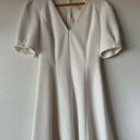 Rebecca Taylor Pintuck White Dress Photo 0