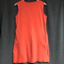 Krass&co New York , medium coral/orange V-neck sleeveless dress with pockets Photo 1