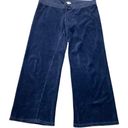 Juicy Couture  Vintage Y2K Velour Navy Blue Wide Leg Drawstring Sweatpants Photo 0