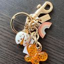 Coach rainbow clusters ladybug butterfly bag charm keychain CH844 Photo 0