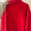 The Loft  Red Sherpa Half Zip Photo 2