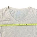 Krass&co NY &  Gold Cracked V Neck Neck Short Sleeve Tee Shirt Size XS Photo 2