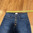 Alice + Olivia AO.LA  Good High-Rise Exposed-Button Skinny Jeans Size 28 Photo 6