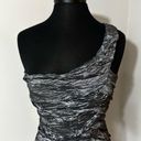 Daisy  Textured Silver Dress in Size Large Photo 1