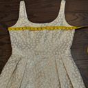 Shoshanna  Gold & Cream Party Dress Size 6 Photo 8