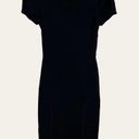 Karen Millen  NEW Black Knit Cocktail Pencil Dress Size 2 Photo 5