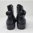 Dolcetta  Alice Faux Leather Buckle Ankle Equestrian Chelsea Booties Size 6.5 M Photo 2