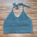 Aerie Crochet Halter Crop Top Photo 1