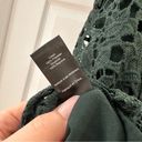 ASTR  The Label Embroidered Lace Midi Dress Hunter Green sz Small Photo 13