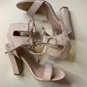 mix no. 6  Nude Strappy Chunky Heeled Sandals - size 6 Photo 0