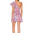 Amanda Uprichard Floral One Shoulder Dress Photo 4