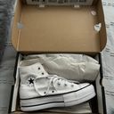 Converse White Hightop Platform Photo 1