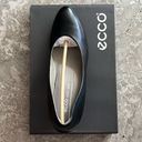 Ecco  Sculptured 75 Black Leather Pump Heels, Size EU 41 | US 10-10.5 New in Box Photo 3