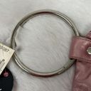 Lulu metallic pink clutch wristlet NWT silver metal o ring for wrist Photo 2