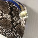 Estée Lauder Estee Lauder Butterfly Snakeskin Velvet Cosmetic Makeup Travel Bag Clutch Gem Photo 1