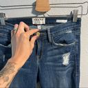 frame denim FRAME Le Skinny de Jeanne Distressed Medium Wash Jean Photo 1