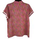 EP Pro  Tour Women’s PGA Pink Paisley Half Zip Golf Shirt Size Extra Large Photo 1