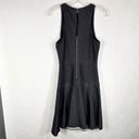 Rag and Bone  Size 6 Enigma Dress Fit n Flare Drop Waist Black Mini Sleeveless 1470 Photo 2