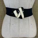 Day-Lor Vintage Women’s Designer ‘’ Buckle With Black Stretch Belt  31-36 Inches Photo 0