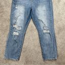 Judy Blue  Tell It To Me Straight Leg Distressed High Rise Jeans Blue Size 15/32 Photo 6