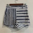 Spanx  Summer Sunshine Shorts in Blue Painted Stripe Photo 2