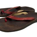 Olukai  Flip Flop Thong Sandal Red Straps Size 8 Photo 1