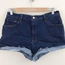 Levi's Vintage Y2K  550 High Waist cheeky dark wash Cutoffs Jean shorts 12 30 Photo 0