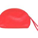 Banana Republic Women’s Bag Half Moon Zip up wristlet Clutch Coral Pink One Size Photo 1