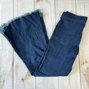 Cello NEW  Flared & Frayed Bell Bottom Pull On Dark Wash Denim Jeans Size Large Photo 9