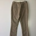 ALC Frank ALC edwin glen checkered high rise slit hem dressy pants Brown Photo 4