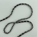 Big Buddha  Women’s Black Patent Leather Link Chain Strap Small Crossbody Bag Photo 8