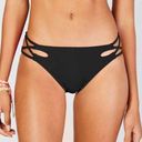 California Waves  Black strappy bikini swim bottom Photo 0