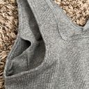 Pretty Little Thing Heather Grey V Neck Sports Bra Photo 4