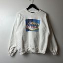 Hanes Las Vegas Crewneck Sweatshirt Vintage 90s White Medium M Photo 9