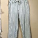 Young Fabulous and Broke Drawstring Tie Dye Acid Wash Chambray Pants Size XS Photo 0