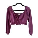 idem Ditto Fuschia  Twist Front Crop Top Photo 0