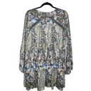 Free People Rain or Shine Mini Dress in Multicolor Size Medium Photo 7