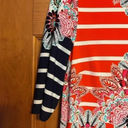 Eliza J  floral striped dress. Photo 3