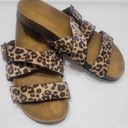 American Eagle  Leopard Strappy Sandals Size 7 Photo 0