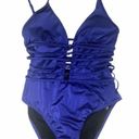 Urban Outfitters  Out From Under Tied Up In Knots Swimsuit Blue Size M NWOT Photo 2