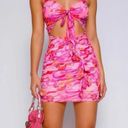 Tiger Mist  | Aurelie Cutout Dress | Pink Swirl | Barbie | XS Photo 4