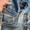 Boom Boom Jeans Cropped Distressed Jean Jacket Photo 2