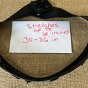 Women’s Wide Black Stretch Belt Medium 30 Photo 4