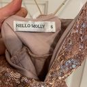 Hello Molly Pink Champaange Glittery Dress Photo 2