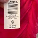 Torrid NWT Women’s  Midi Mesh Shirred Bodycon Dress hot pink ruched size 10 Photo 8