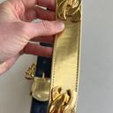 Vintage 90s Gold Chunky Embellished Vegan Leather Belt Photo 8