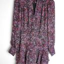 Parker Scatters Print Long Sleeve Tiered Dress Photo 2