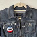 Juicy Couture  Zip Up Denim Jacket Photo 3