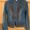 Coldwater Creek Vintage Cold Water Creek embellished jean jacket XS Photo 0