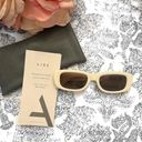 Revolve NWT  x AIRE Calisto Sunglasses in Iridescent Pineapple & Brown Mono Photo 0